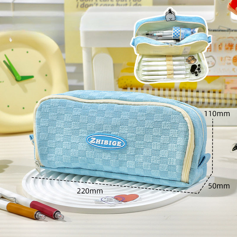Fabric Large Capacity Pencil Case