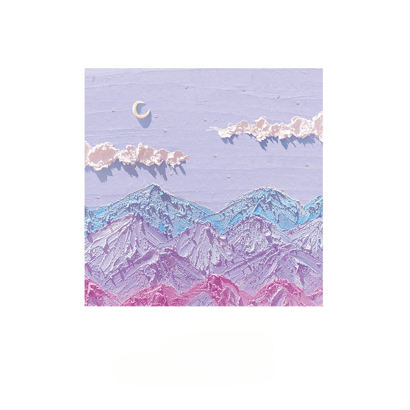 Landscape Oil Painting Paper Sticky Notes