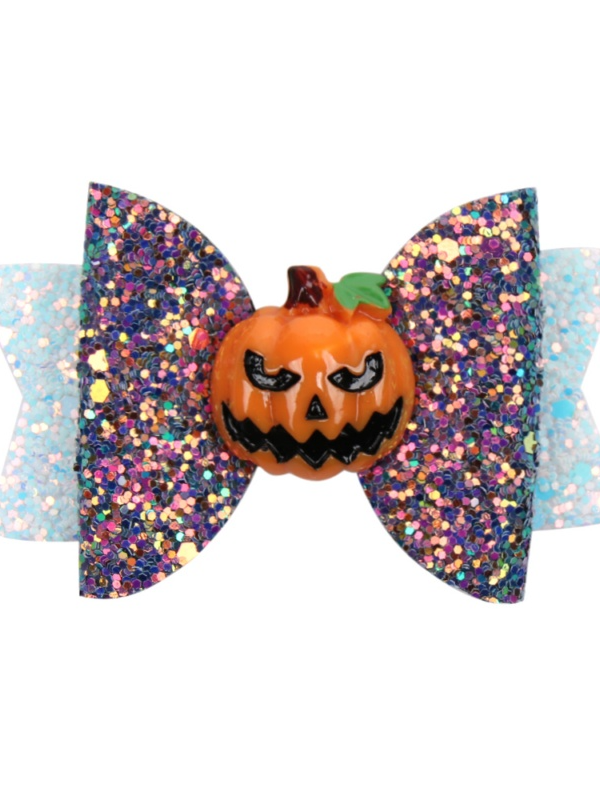 Spooky Sparkle Sequin Halloween Hair Clips