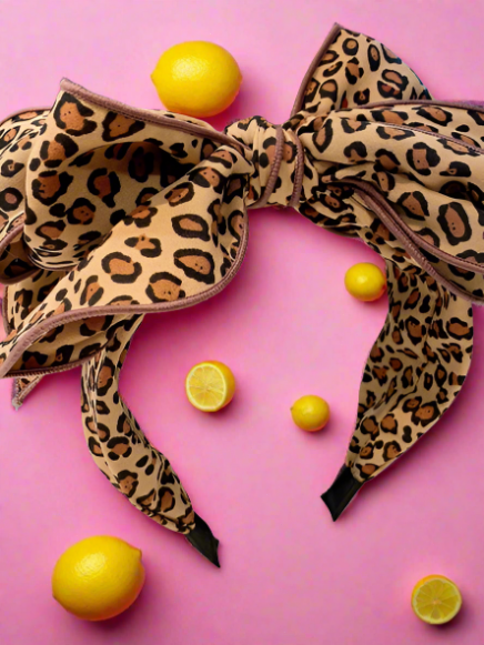 On The Prowl Animal Print Bow Headband