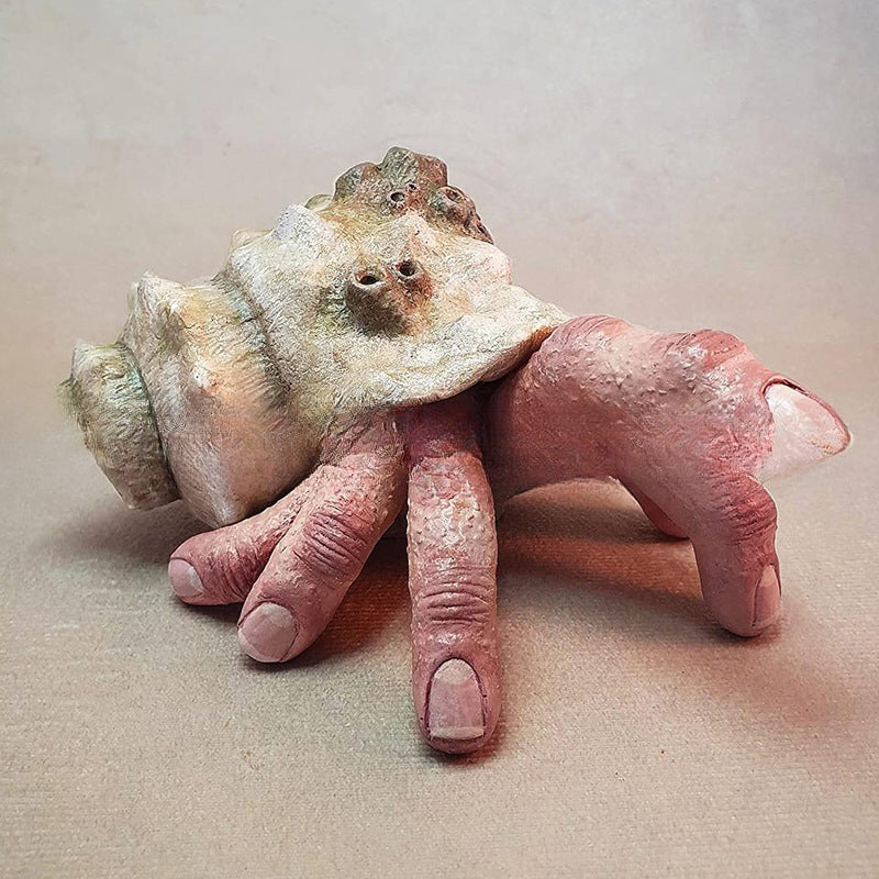 Finger Parasitic Crab Resin Ornaments