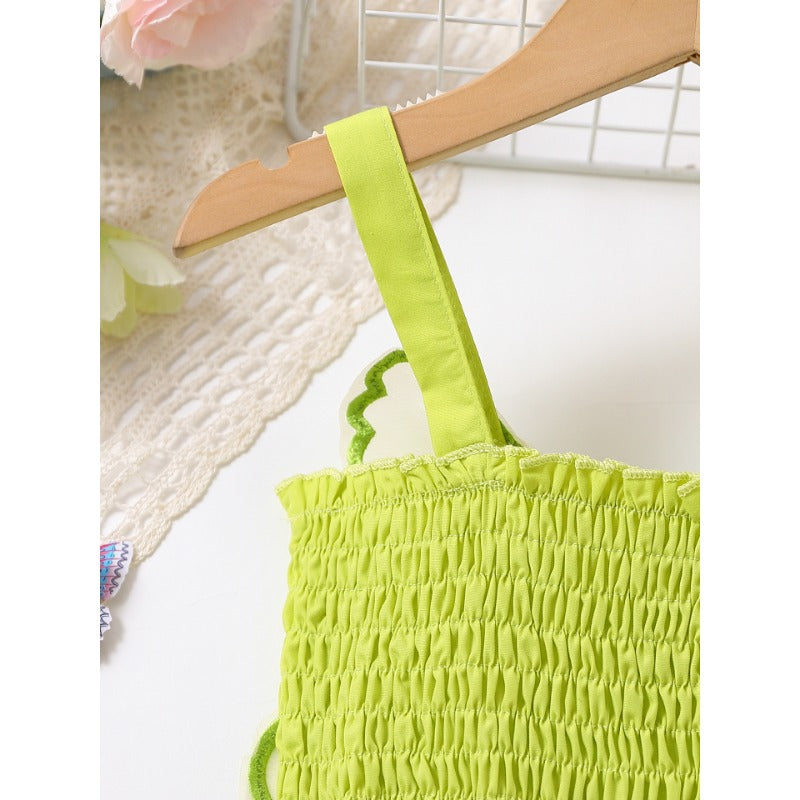 Butterfly Mesh Polyester Princess Skirt