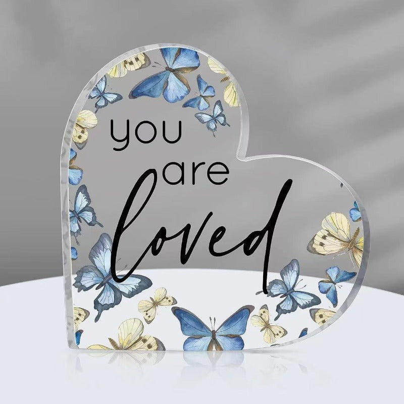 Transparent and Caring Acrylic Ornaments for Mother's