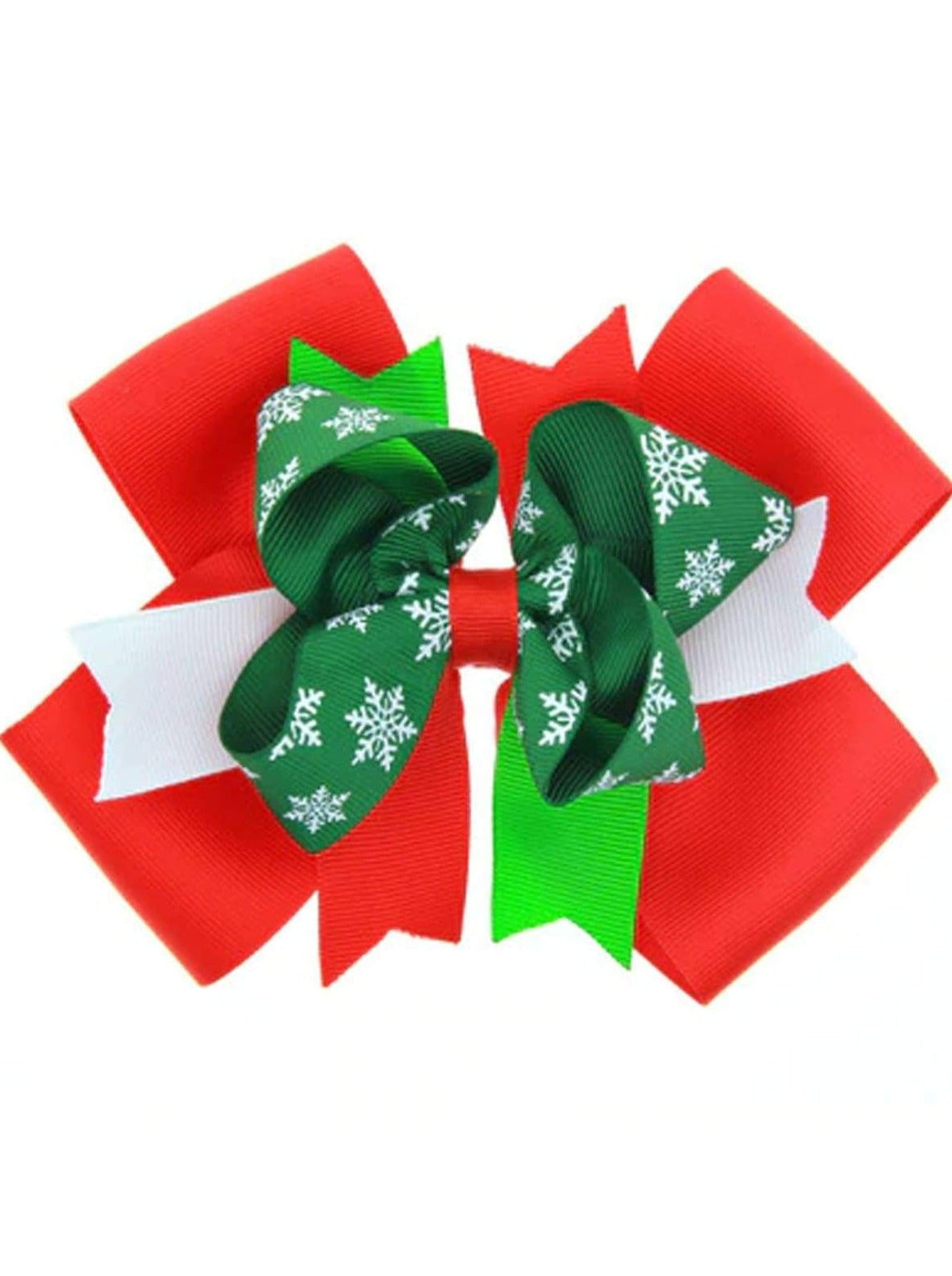 Girls Christmas Bow Hair Clip