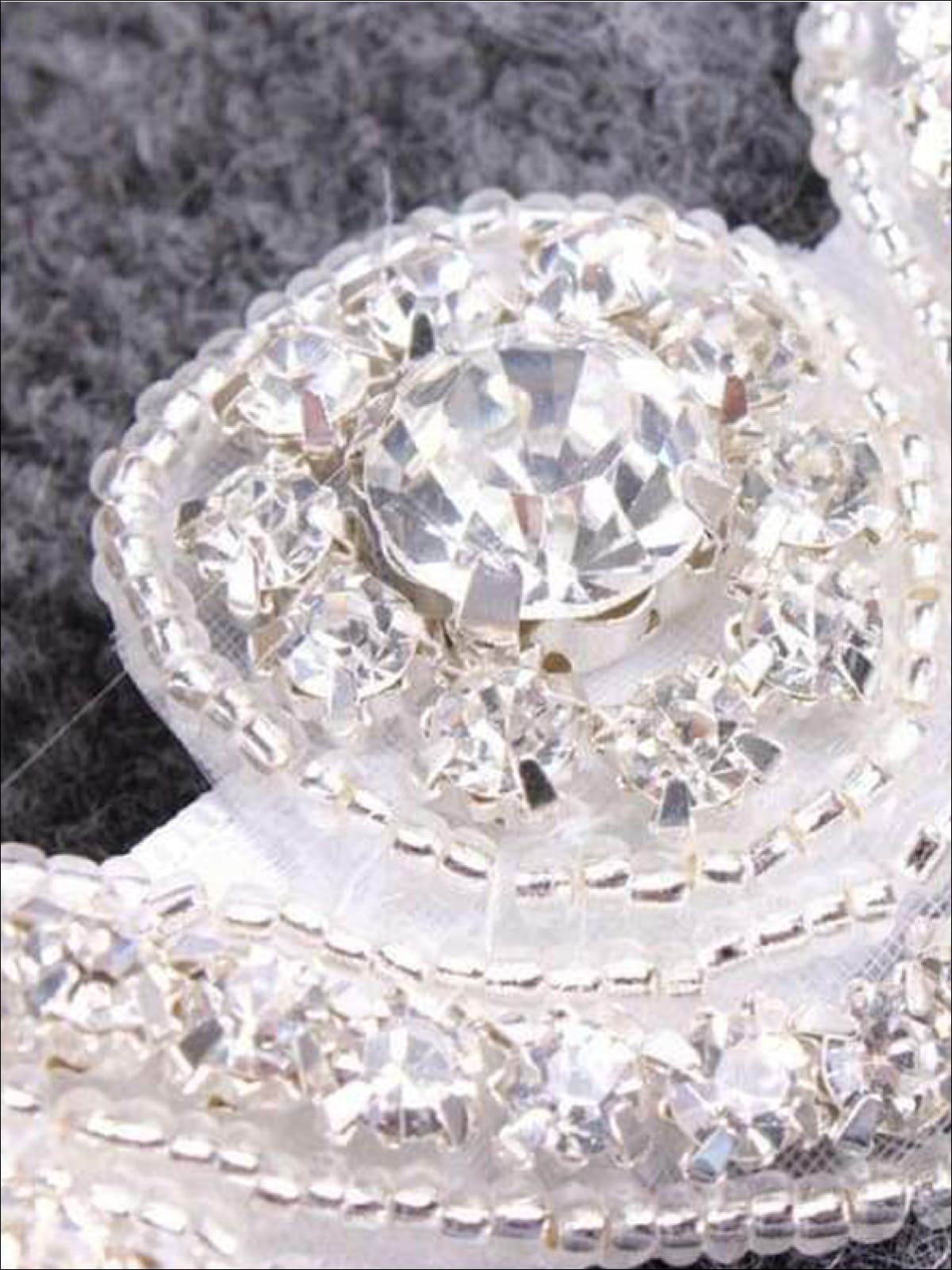 Girls Vintage Inspired Rhinestone Headband