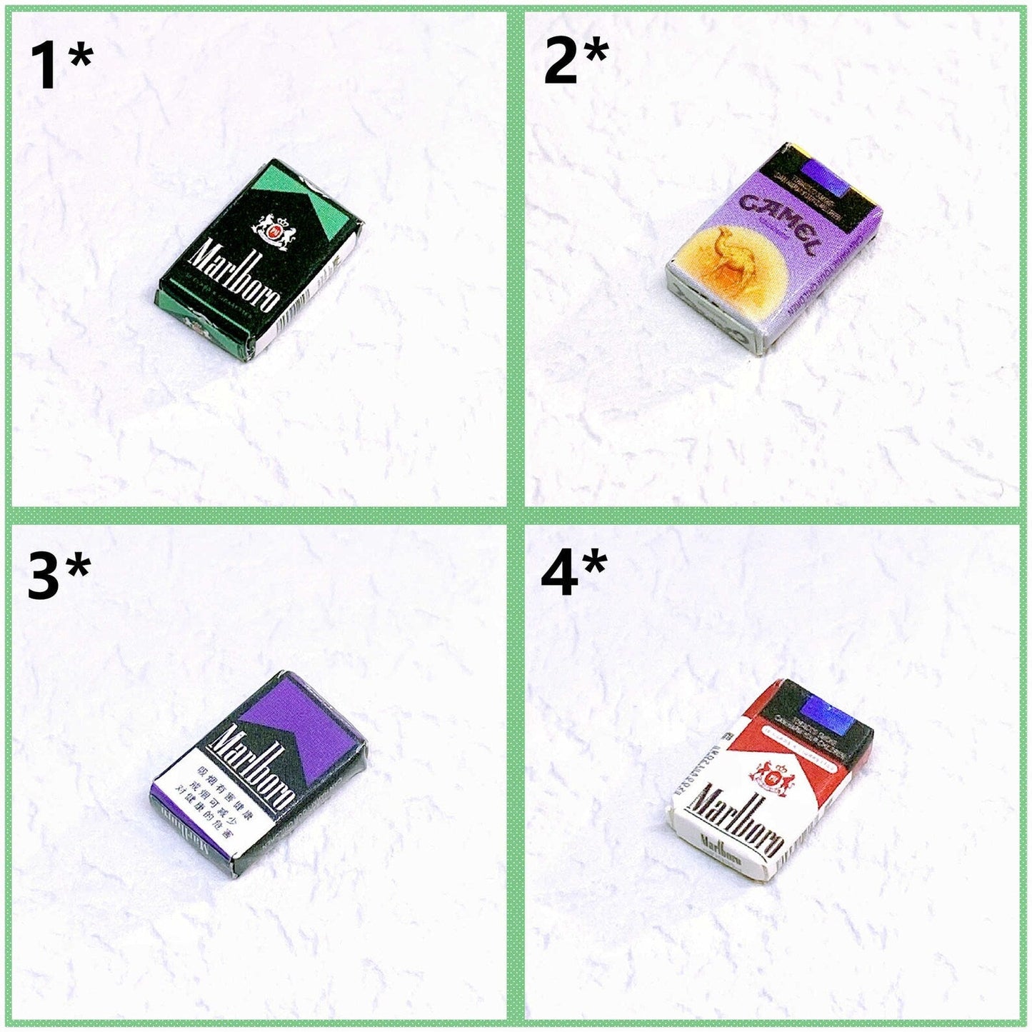 Cute 4pc Miniature Boxes Toys