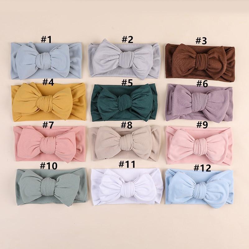 Children's DIY Milk Silk Big Bow Headband