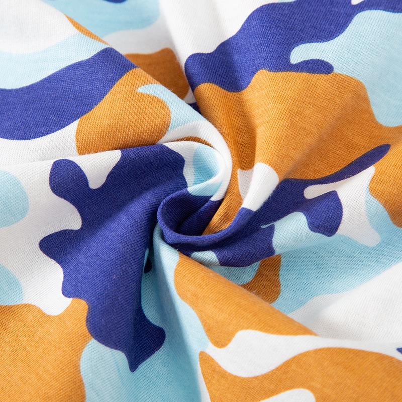 Children's camouflage short sleeve T-shirt