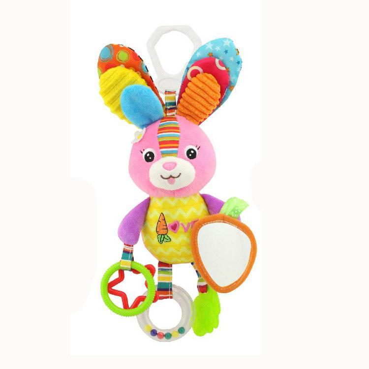 Baby Bed Animal Rattle Plush Toy