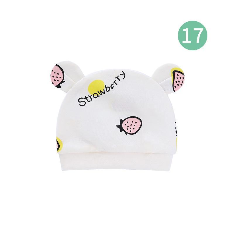 Binaural Printed Hat For Newborn Baby