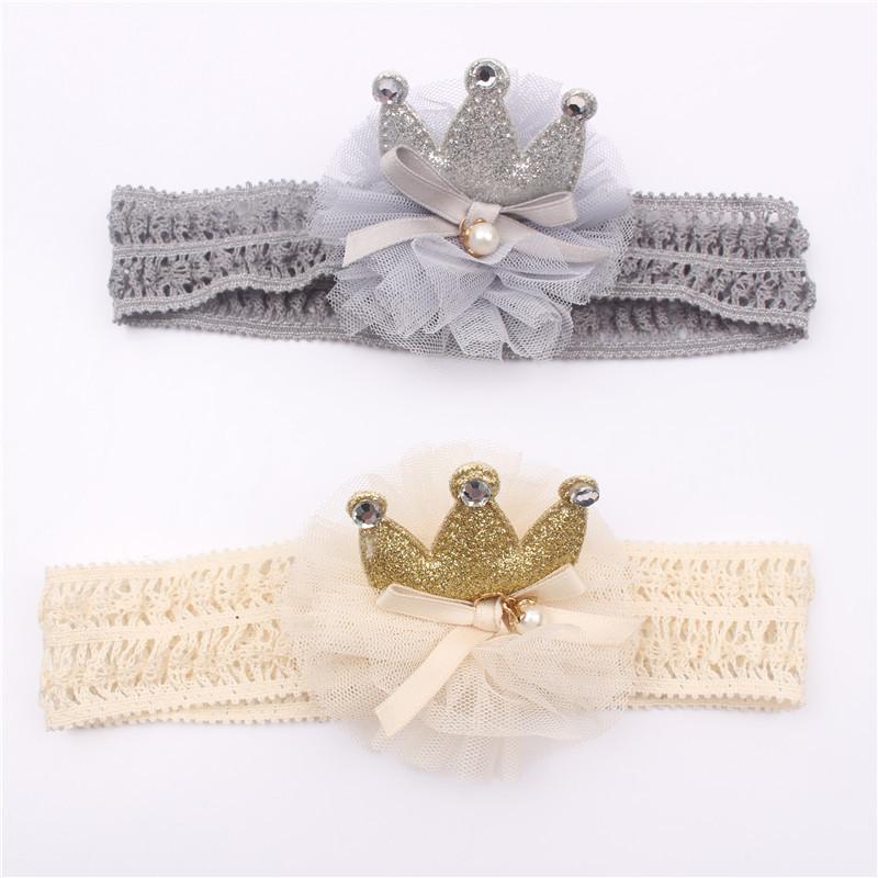 Baby's Crown Flower Headdress Headband