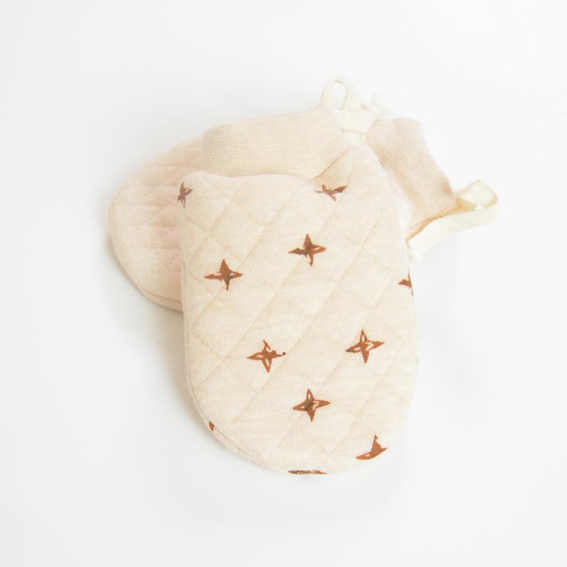 Baby's Thickened Anti-scratch Gloves with Rope