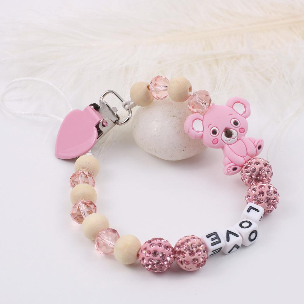 Baby Koala Pacifier Clip Teether Anti-drop Chain