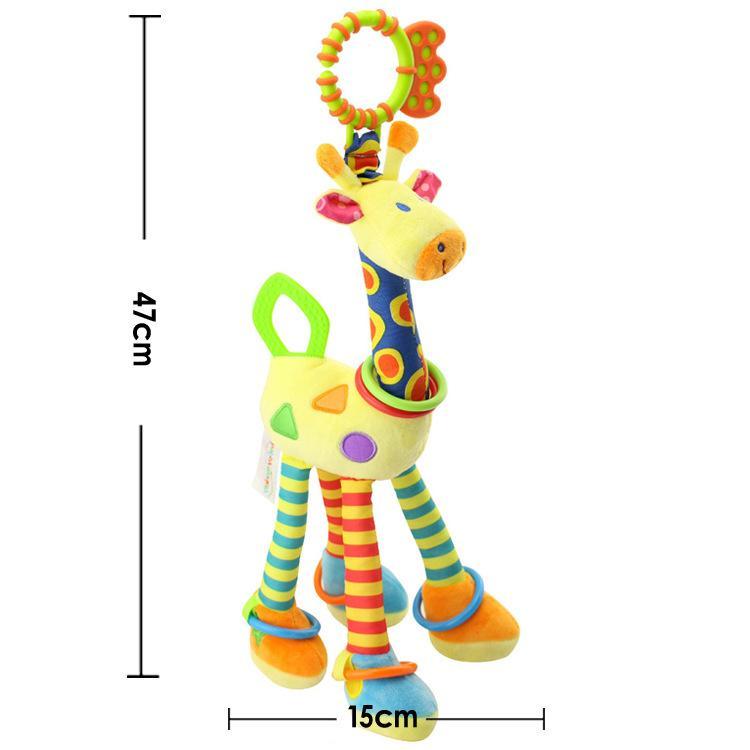 Baby Bed Hanging Giraffe Plush Multifunctional Toy