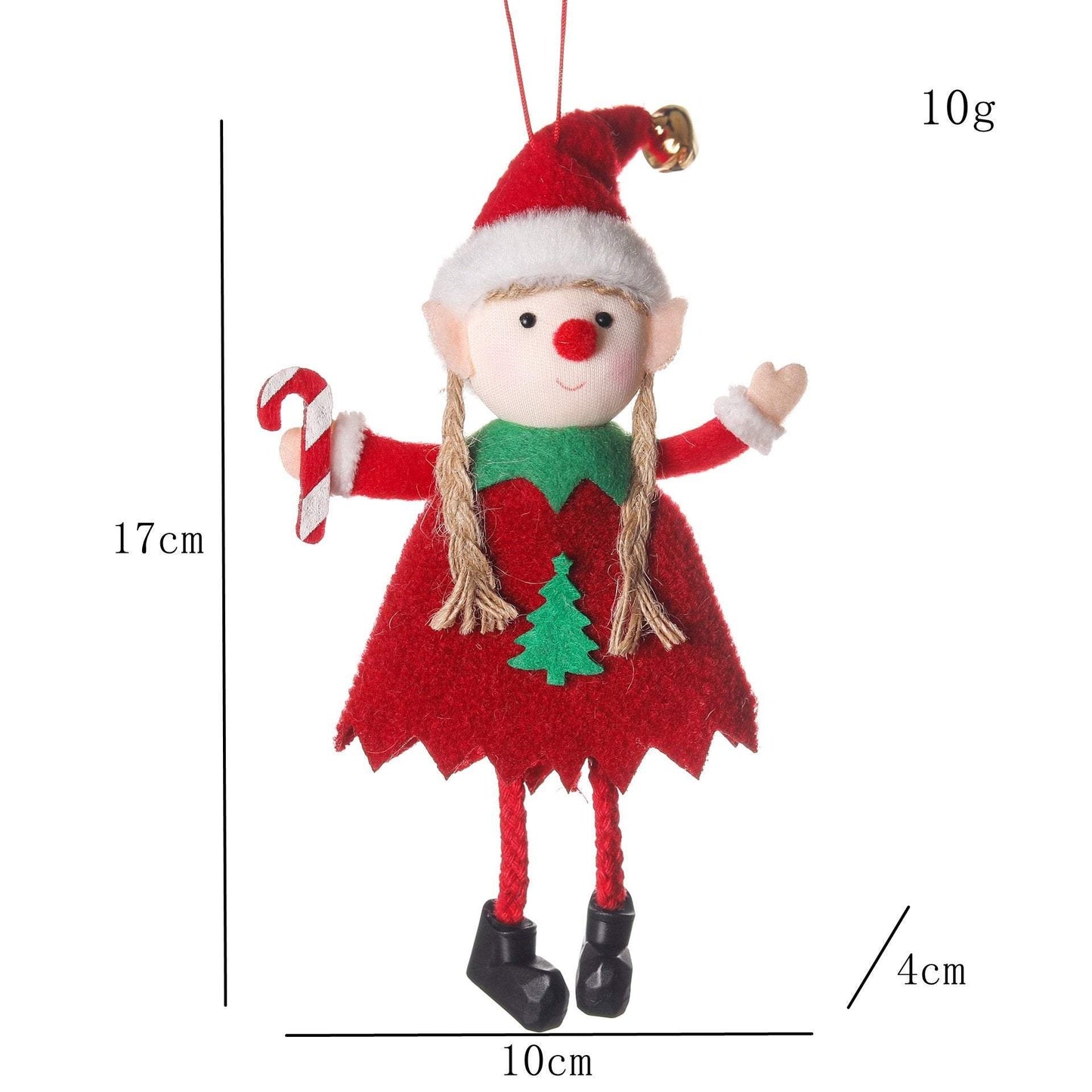 Christmas Ornaments Cute Elf Doll Christmas Tree Decoration