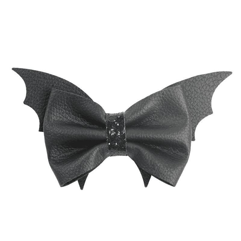 Black Bat Bow Children's Hairpin Halloween Funny Dress Up