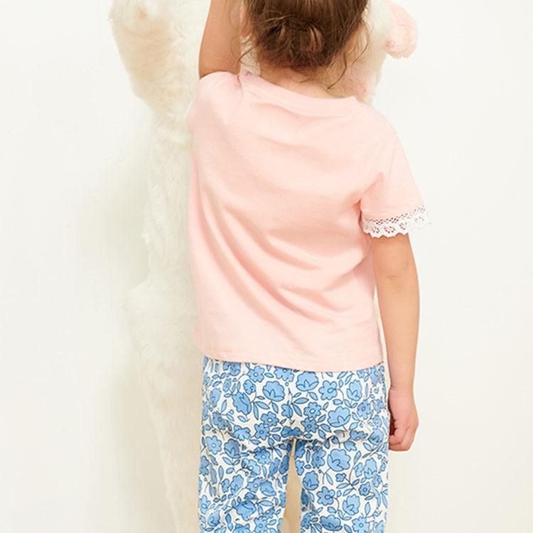 Girls' short sleeved T-shirt for children