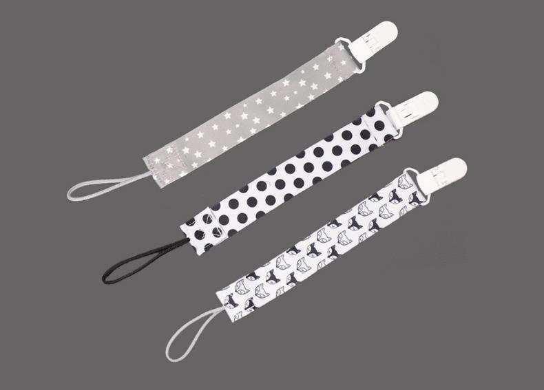 3pcs/set Colorful Baby Nipple Anti-dropping Pacifier Clip
