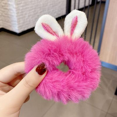 Plush Rabbit Ear Hair Rope Children's Hair Tie