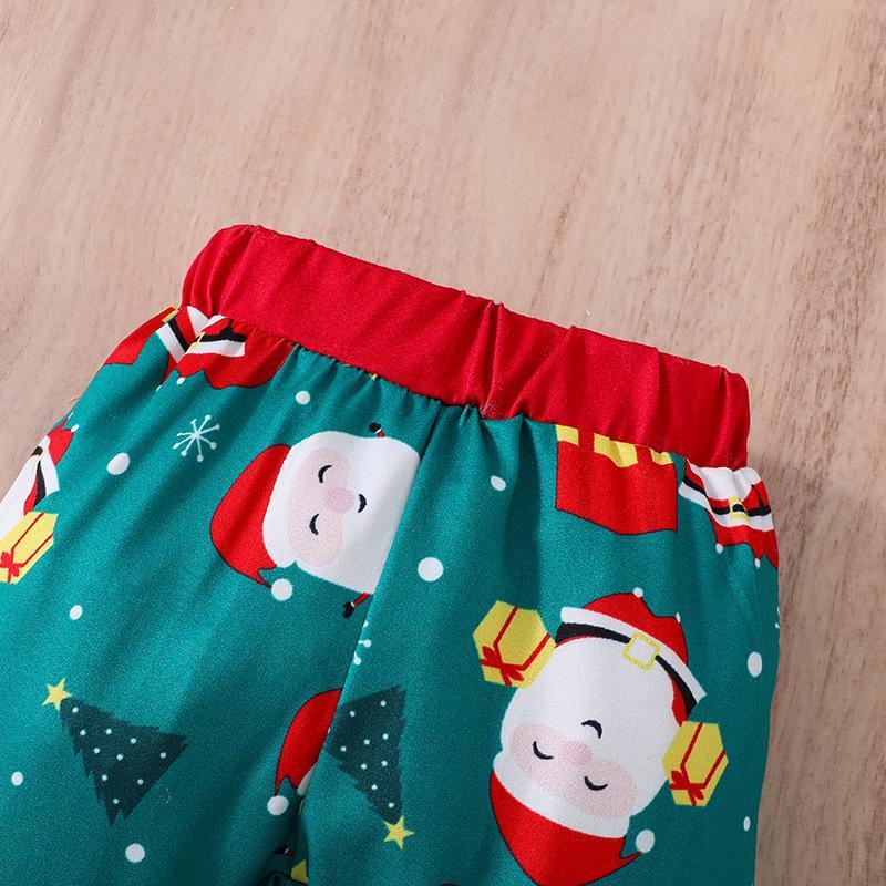 Children's Cartoon Cotton Trousers Long Sleeve Two-piece Set