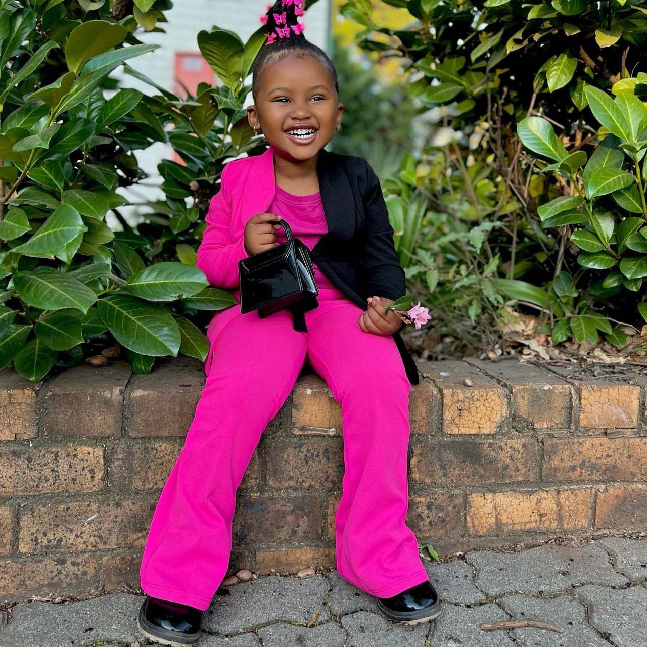 Children's Wear Long Sleeve Suit Color Matching Two-piece Set