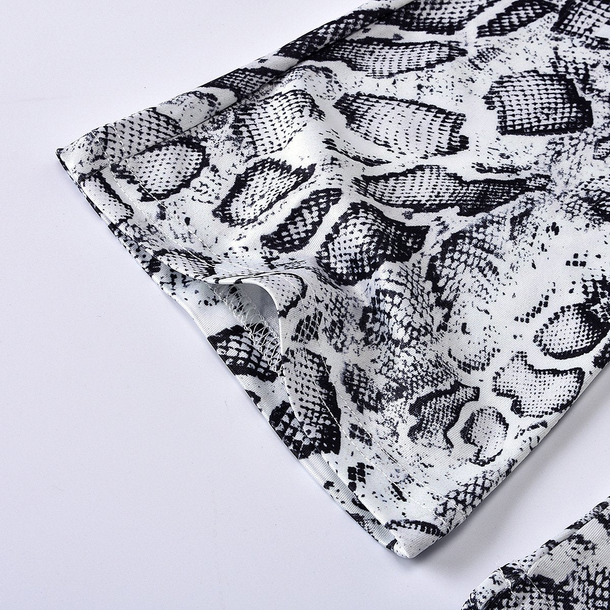 Sleeveless Neck Chiffon shirt printed trousers two piece set