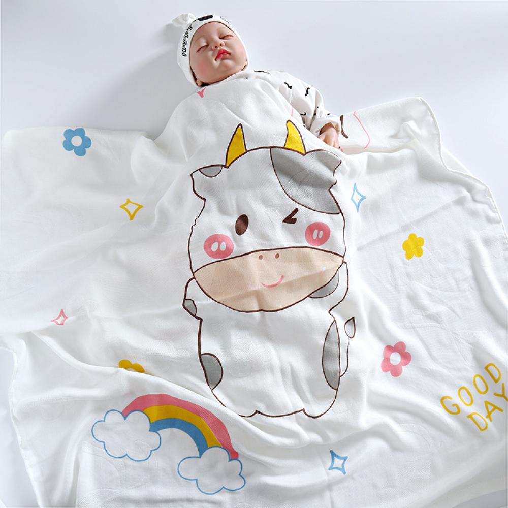 Baby Summer Double Gauze Bamboo Fiber 110*110CM
