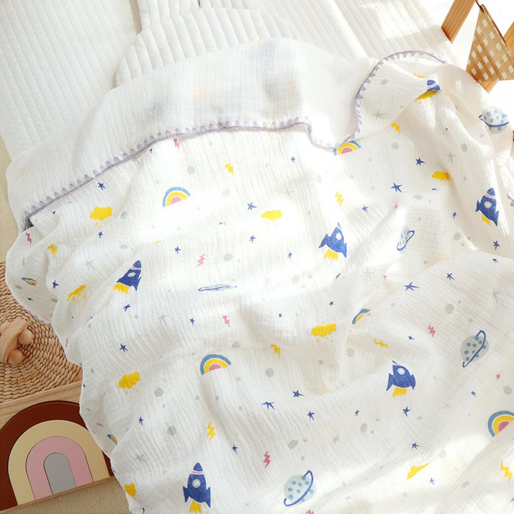 Newborn Baby Cotton Gauze Blanket Baby Supplies Wholesale