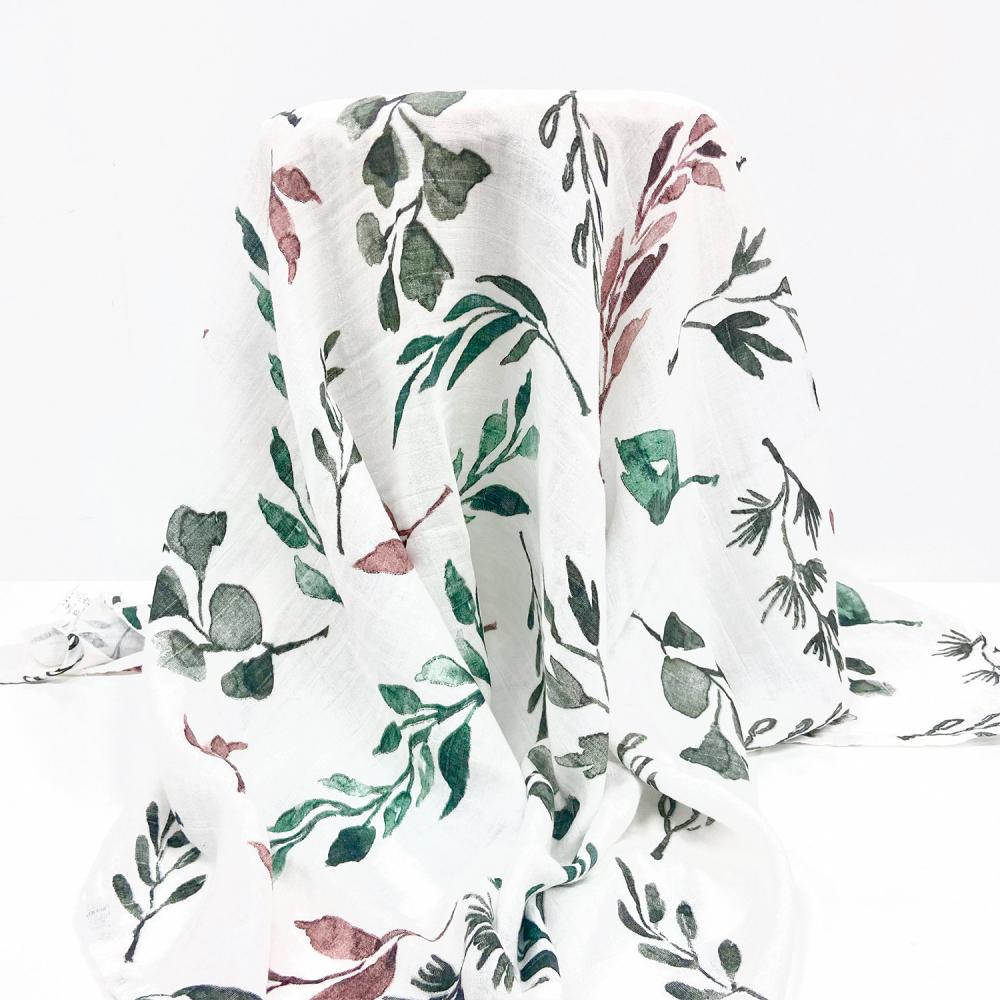 Baby Gauze Blanket Newborn Swaddling Towel Bamboo Cotton