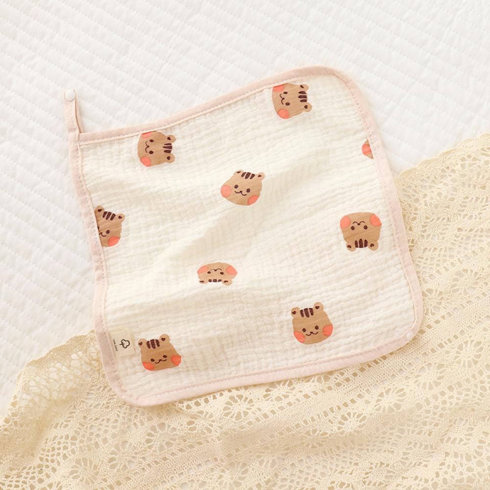 Summer Newborn Baby Double Layer Cotton Gauze Bib