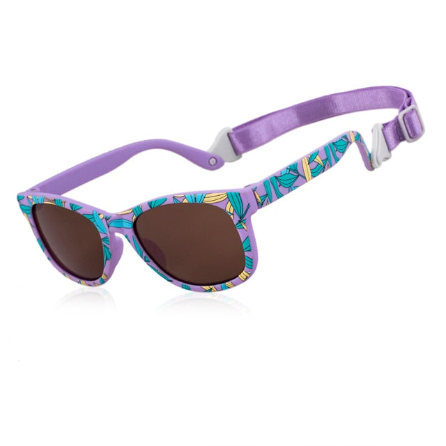 Kids Cute Adjustable Strap Sunglasses