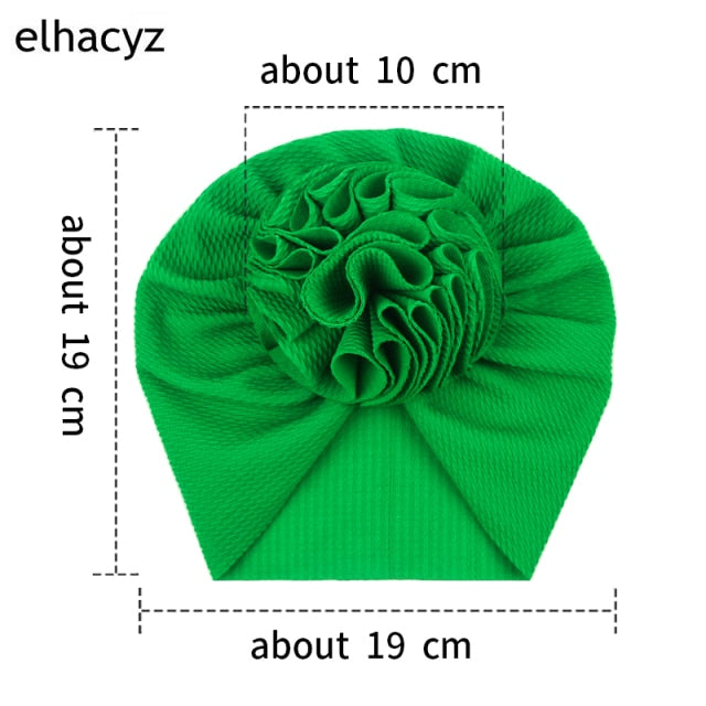 Sweet Flower Headband Children Turban Infant Hat