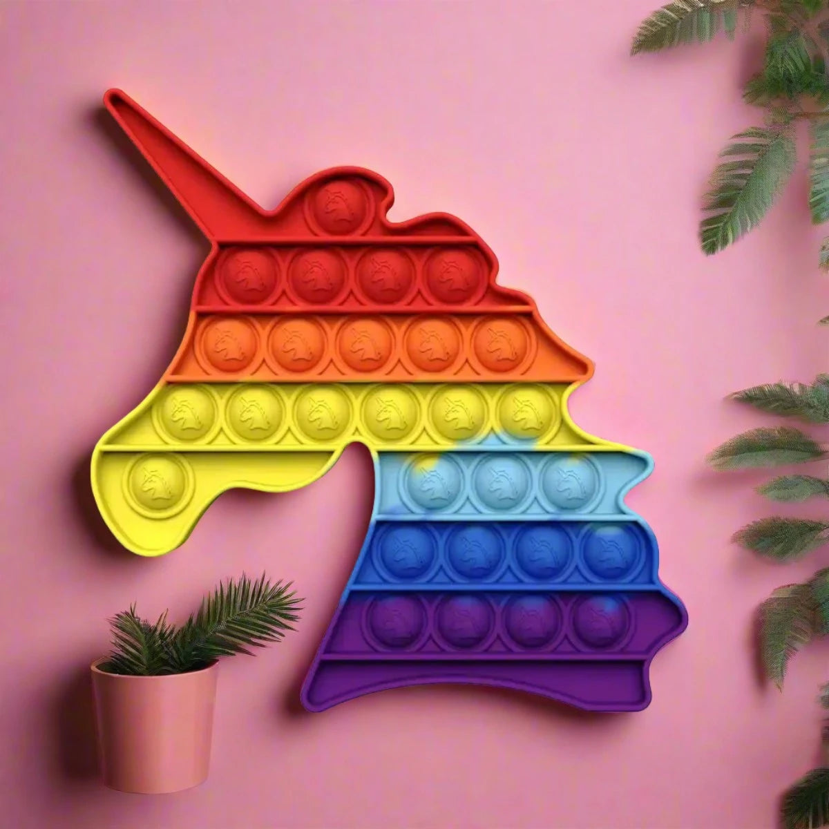 Rainbow Unicorn Pop It