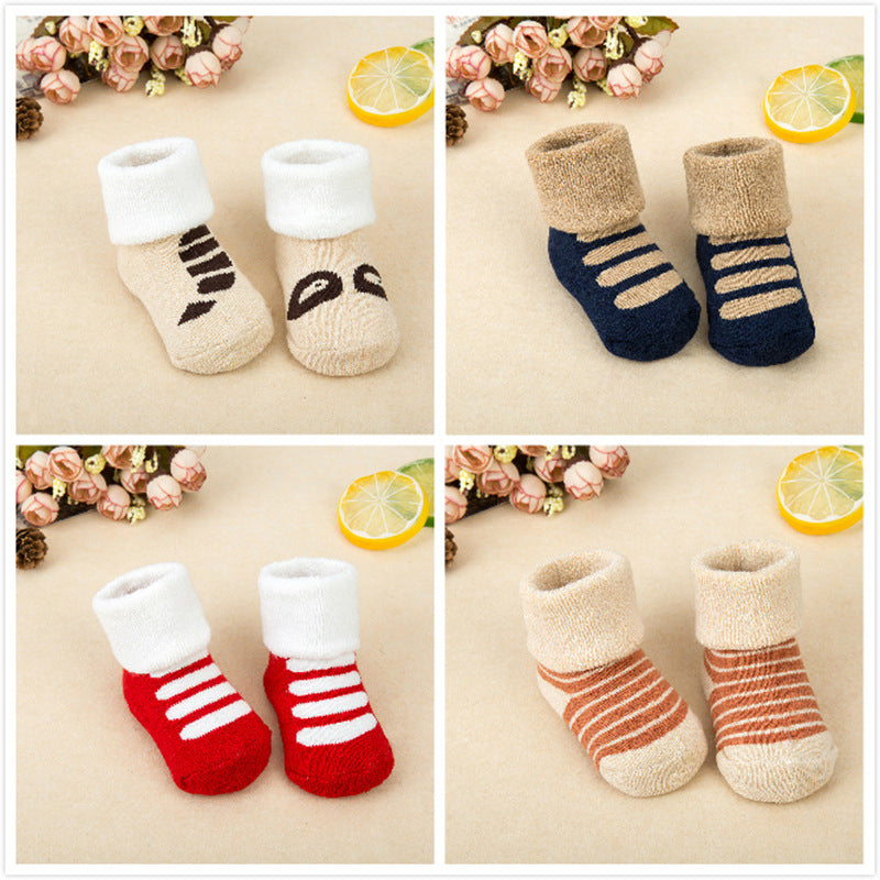 Baby Kid Unisex Polka dots Animals Cartoon Star Socks