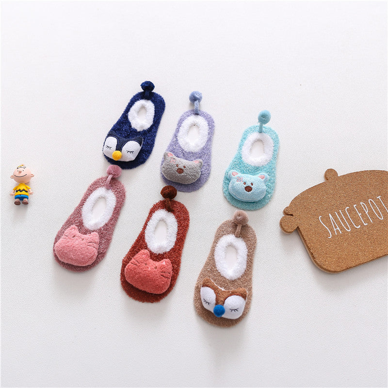 Baby Kid Girls Boys Animals Cartoon Print Socks
