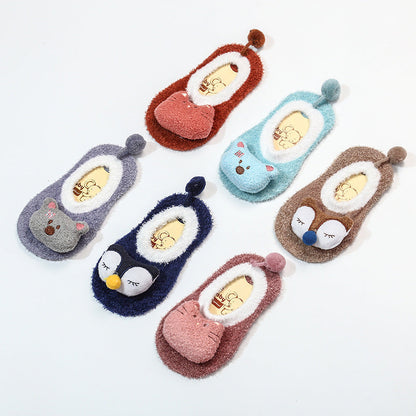 Baby Kid Girls Boys Animals Cartoon Print Socks