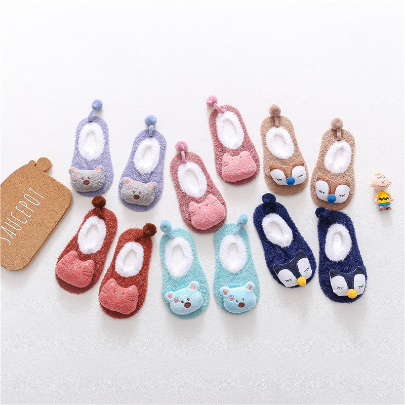 Baby Kid Girls Boys Animals Cartoon Print Socks