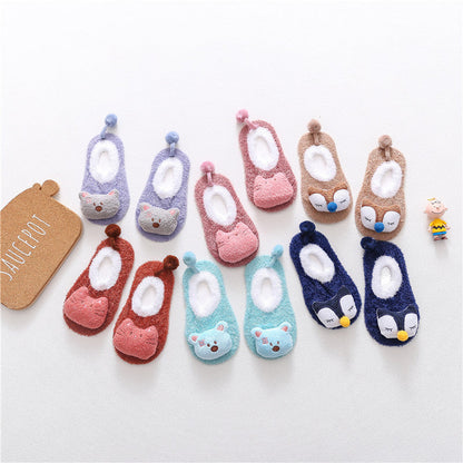 Baby Kid Girls Boys Animals Cartoon Print Socks