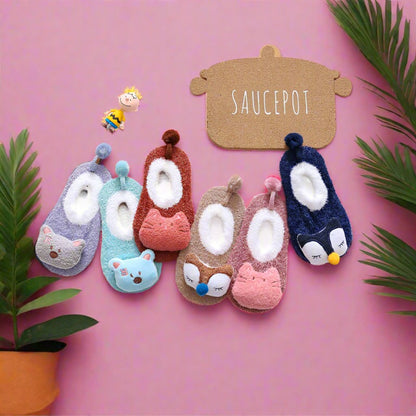 Baby Kid Girls Boys Animals Cartoon Print Socks