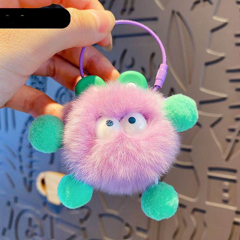 Cartoon Fur Ball Keychain