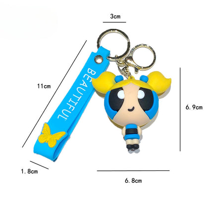 Cartoon Anime PVC Soft Glue Keychain