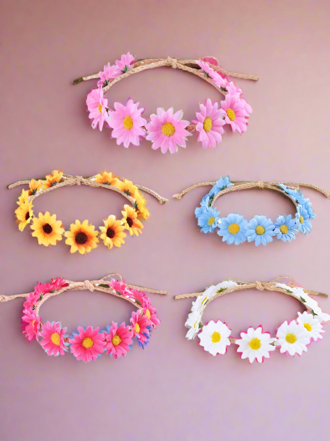 Girls Daisy Flower Halo