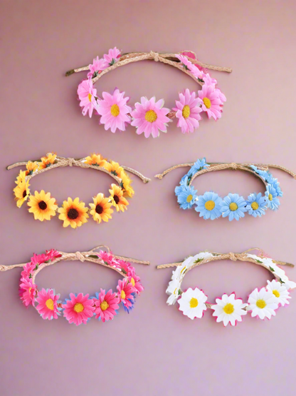 Girls Daisy Flower Halo