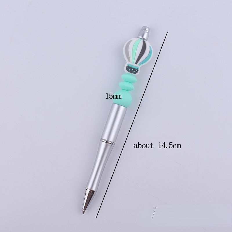 Beadable Pens Hot Air Balloon Beads Plastic Ballpoint