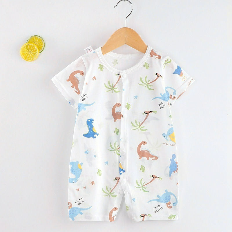 Cotton Baby Onesie Cow Pattern