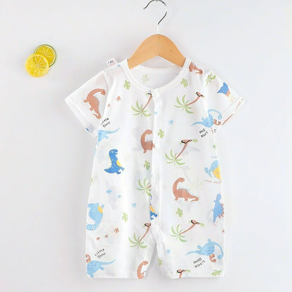 Cotton Baby Onesie Cow Pattern