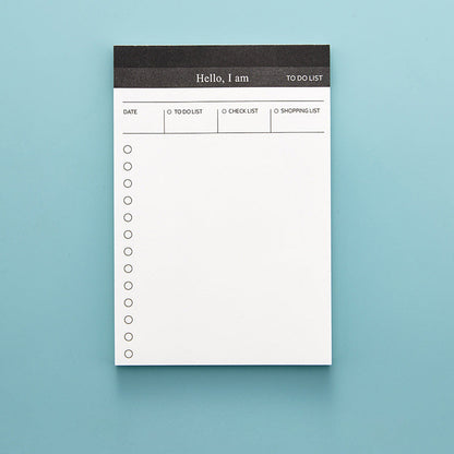 Simple Business Day Planning Paper Sticky Notes