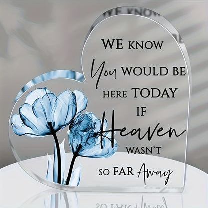 Transparent and Caring Acrylic Ornaments for Mother's