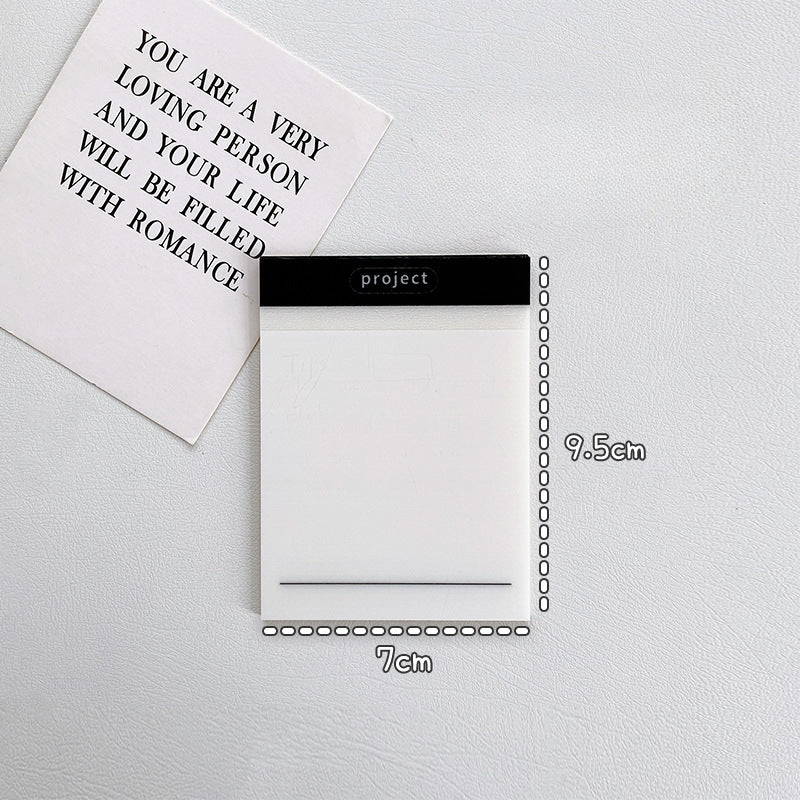 Transparent Material Mesh Translucent Sticky Notes