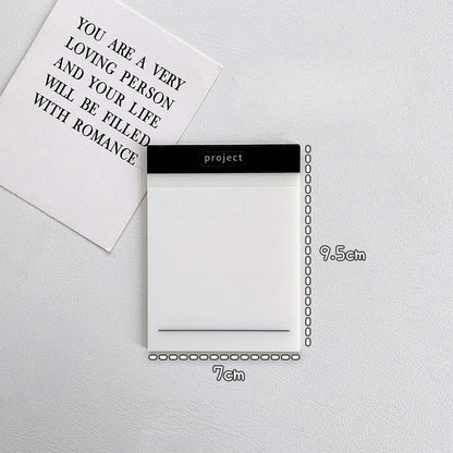 Transparent Material Mesh Translucent Sticky Notes
